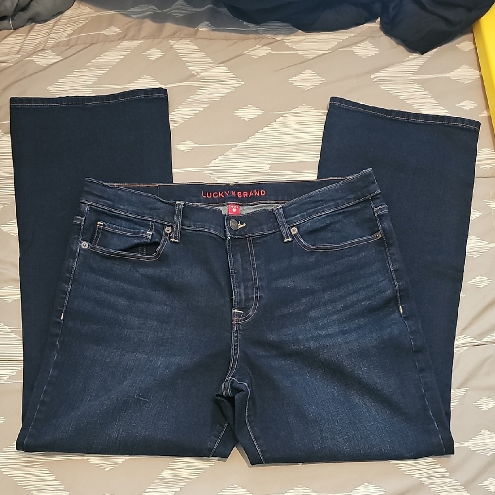 NWOT Lucky Brand Women's Dark Indigo Boot Cut Jeans